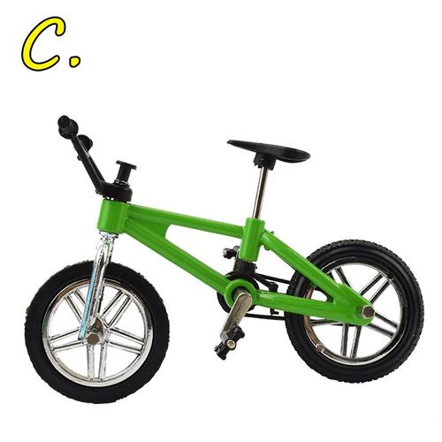 Mini Vélo Bmx À Doigt Pour Garçons,1 Pièce,Avec Corde De Frein,En Alliage,Modèle De Vélo De Montagne Fonctionnel,Jouets,Cadeau Pour Enfants - Type C