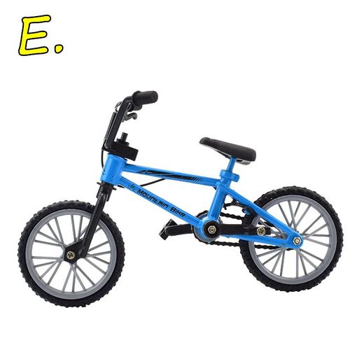 Mini Vélo Bmx À Doigt Pour Garçons,1 Pièce,Avec Corde De Frein,En Alliage,Modèle De Vélo De Montagne Fonctionnel,Jouets,Cadeau Pour Enfants - Type E