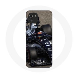 Coque Samsung Galaxy A03 Formule 1 Yuki Tsunoda Pilote Automobile De F1 Bleu