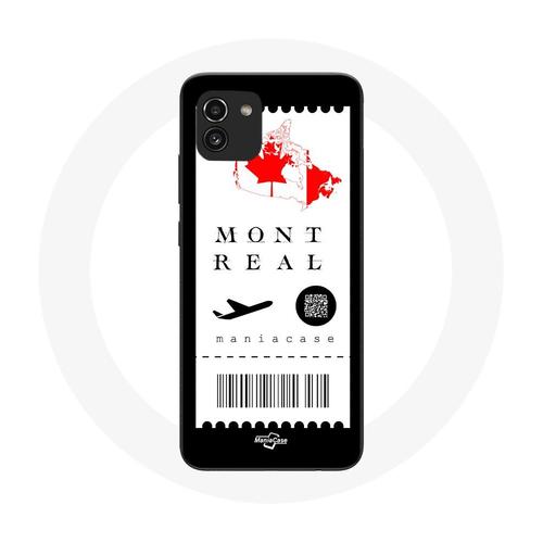 Coque Samsung Galaxy A03 Billet D'avion Montréal Canada