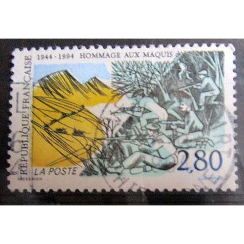 1994. F2876: Hommage Aux Maquis.
