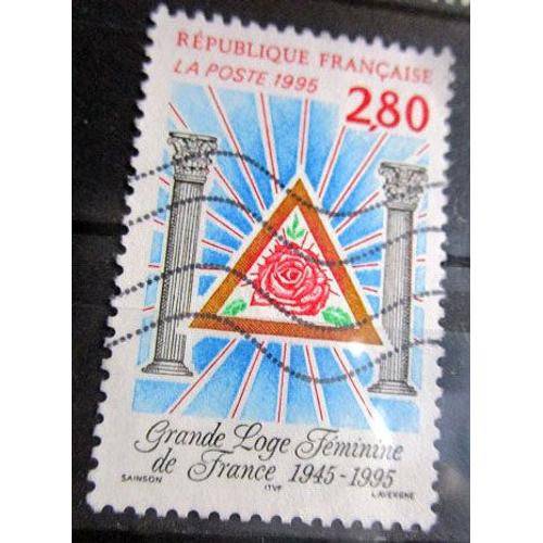 1995. F2967: 50ème Anniversaire De La Grande Loge Féminine De France.