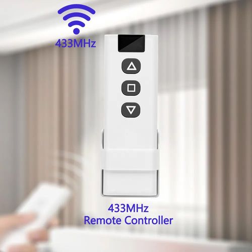 Tuya-Joli Intelligent pour Rideau,Wifi,RF433 Mhz,Commande Vocale avec Google Alexa pour Volet Roulant Électrique - Type 1Remoter