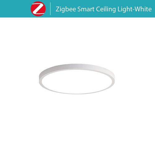 Plafonnier Led Intelligent Tuya Zigbee 3.0,Wifi,Rgbcw,Lampe De Plafond Pour Salon,Décoration De La Maison,Lampe Intelligente Pour Alexa,Google Home - Type Zigbee White Ceiling