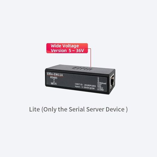 Port série 5V RS485 vers WiFi Serveur de périphérique Support de Elfin-EW11A technique TCP/IP Telnet Modbus TCP Protocole Transfert de données via WiFi - Type Device