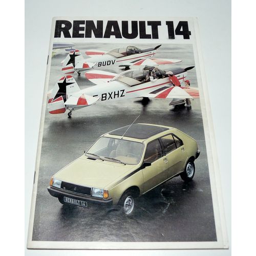 Renault 14, Catalogue Publicitaire De 1979