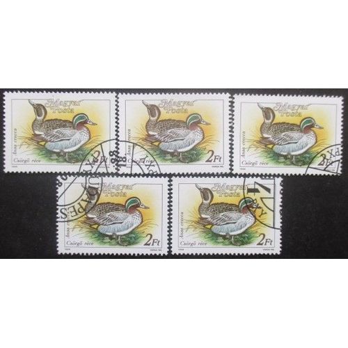 Hongrie N°3173 X 5 Oblitéré