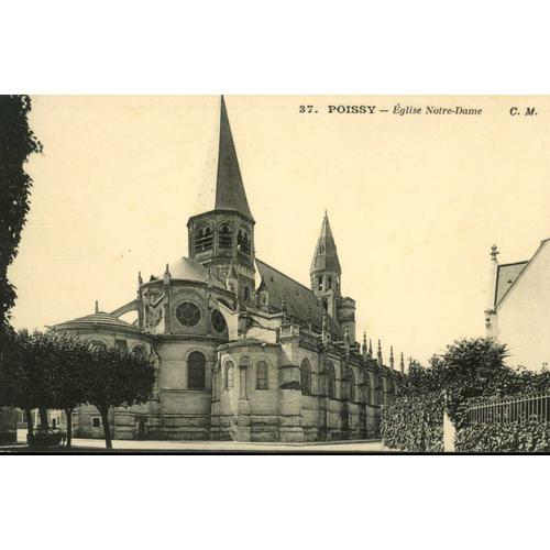 Carte Postale De Poissy (Yvelines) Eglise Notre-Dame (Réf.37)