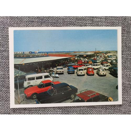 Carte Postale Vialle Lungomare Torre Del Lago Puccini Italie Lancia Fiat Simca Volkswagen Nsu