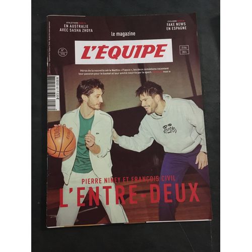 L'équipe Le Magazine 2170 "Pierre Nimey Et François Civil L'entre-Deux" 27/04/2024