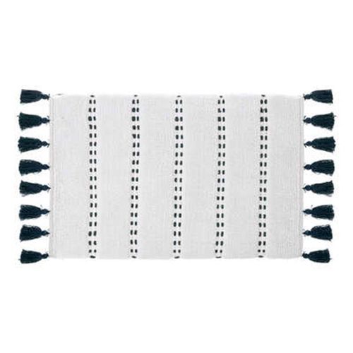 Tapis Déco De Salle De Bains "Solar" 50x75cm Pétrole