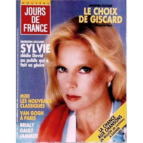Jours De France N°1726 1988 Sylvie Vartan/Distel/Mireille Mathieu/Don Johnson/Pierre Perret/Farrah Fawcett/Julien Clerc/Sabine Paturel