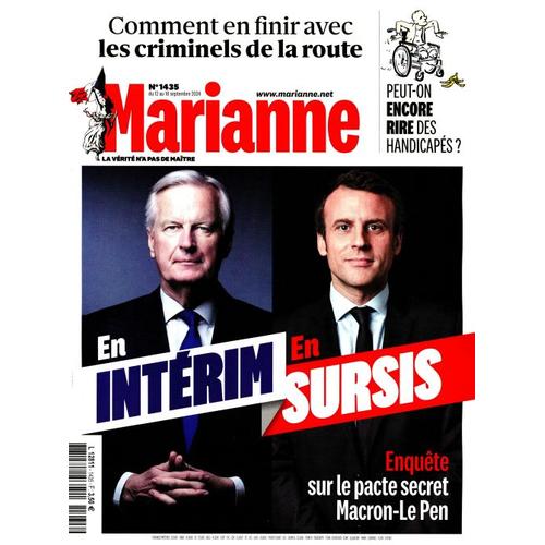 Marianne N°1435 : Enquête Sur Le Pacte Secret Macron-Le Pen