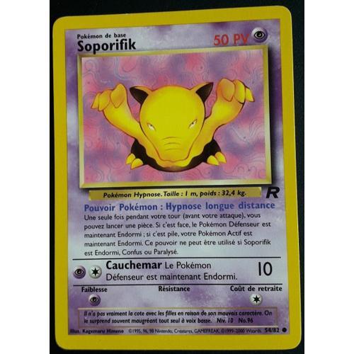 Carte Pokémon Soporifik 54/82 - Team Rocket Wizards (Fr)