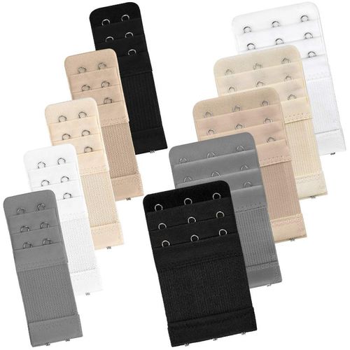 Extension De Sangle De Soutien-Gorge Extensible Confortable Pour Femmes 10 Pcs