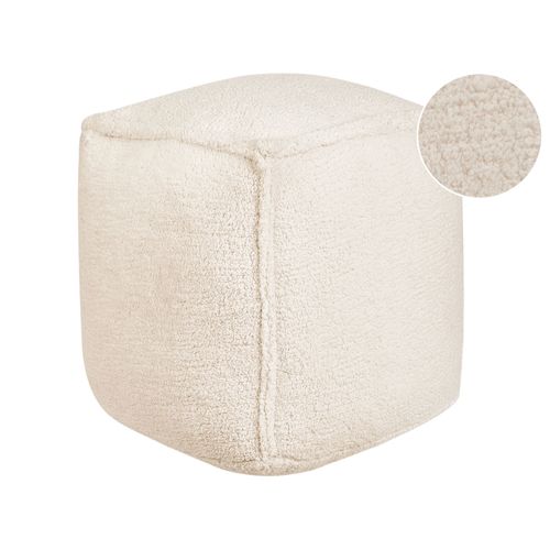 Pouf Alipur Beige Clair Tissu