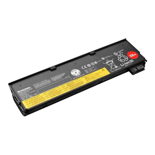 Lenovo ThinkPad Battery 68+ - Batterie de portable - Lithium Ion - 6 cellules - 6.6 Ah - pour ThinkPad L450; L460; L470; P50s; T440; T440s; T450; T450s; T460; T460p; T470p; T550; T560; W550s;...