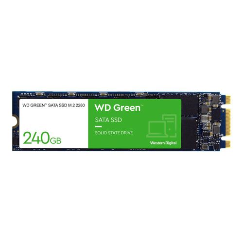 WD Green PC SSD WDS240G2G0B - SSD - 240 Go - interne - M.2 2280 - SATA 6Gb/s
