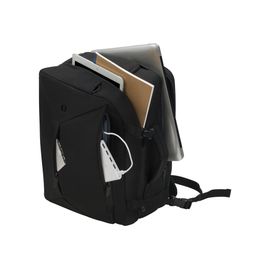 DICOTA Backpack Dual Plus EDGE - Sac à dos pour ordinateur portable - 13" - 15.6" - noir