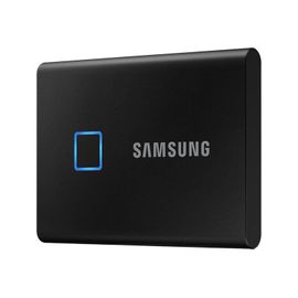 Samsung T7 Touch MU-PC1T0K - SSD - chiffré - 1 To - externe (portable) - USB 3.2 Gen 2 (USB-C connecteur) - AES 256 bits - noir