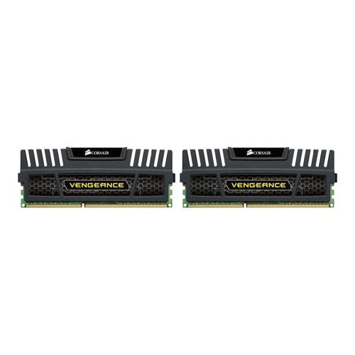 CORSAIR Vengeance - DDR3 - kit - 8 Go: 2 x 4 Go - DIMM 240 broches - 1600 MHz / PC3-12800 - CL9 - 1.5 V - mémoire sans tampon - non ECC