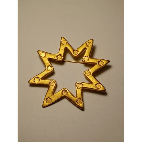 Broche Lancome ,Étoile Doré