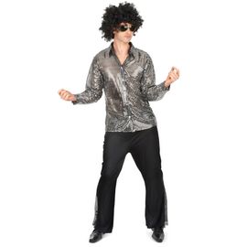 Déguisement Disco Argenté Homme - Taille: Xl