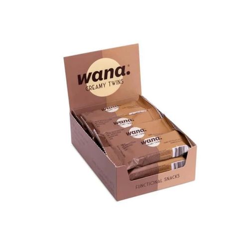 Creamy Twins (12x45g)|Chocolate Gianduja Cream|Barres Protéinées|Wana 
