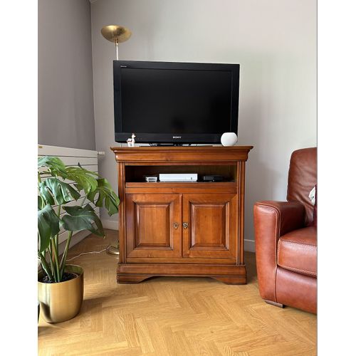 Meuble Tv Ernest Ménard En Bois Massif (Merisier) En Excellent État