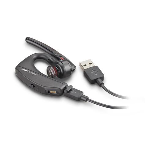 Poly Voyager 5200 UC - Micro-casque - embout auriculaire - montage sur l'oreille - Bluetooth - sans fil