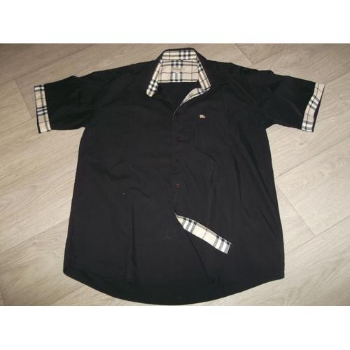 Chemisette Burberry Noire Et Tartan Taille Xl Tbe