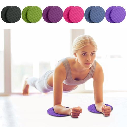2 pièces planche entraînement rond genouillère Fitness Protection anti- dérapant Yoga tapis planche Support Protection tapis plus épais Portable  Yoga tapis