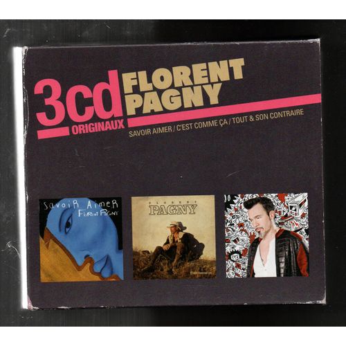 3 Cd Florent Pagny- Savoir Aimer, C'est Comme Ça, Tout Et Son Contraire