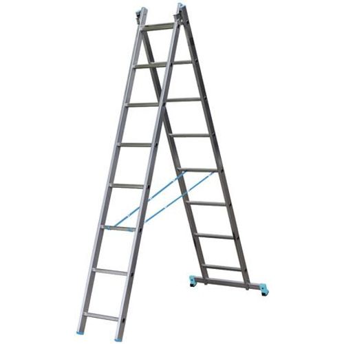 Échelle multiposition 2 x 8 marches - 4,1 m