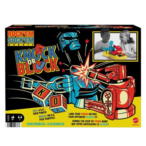 Mattel Games Rock Em Sock Em Robots Frapper Ou Bloquer