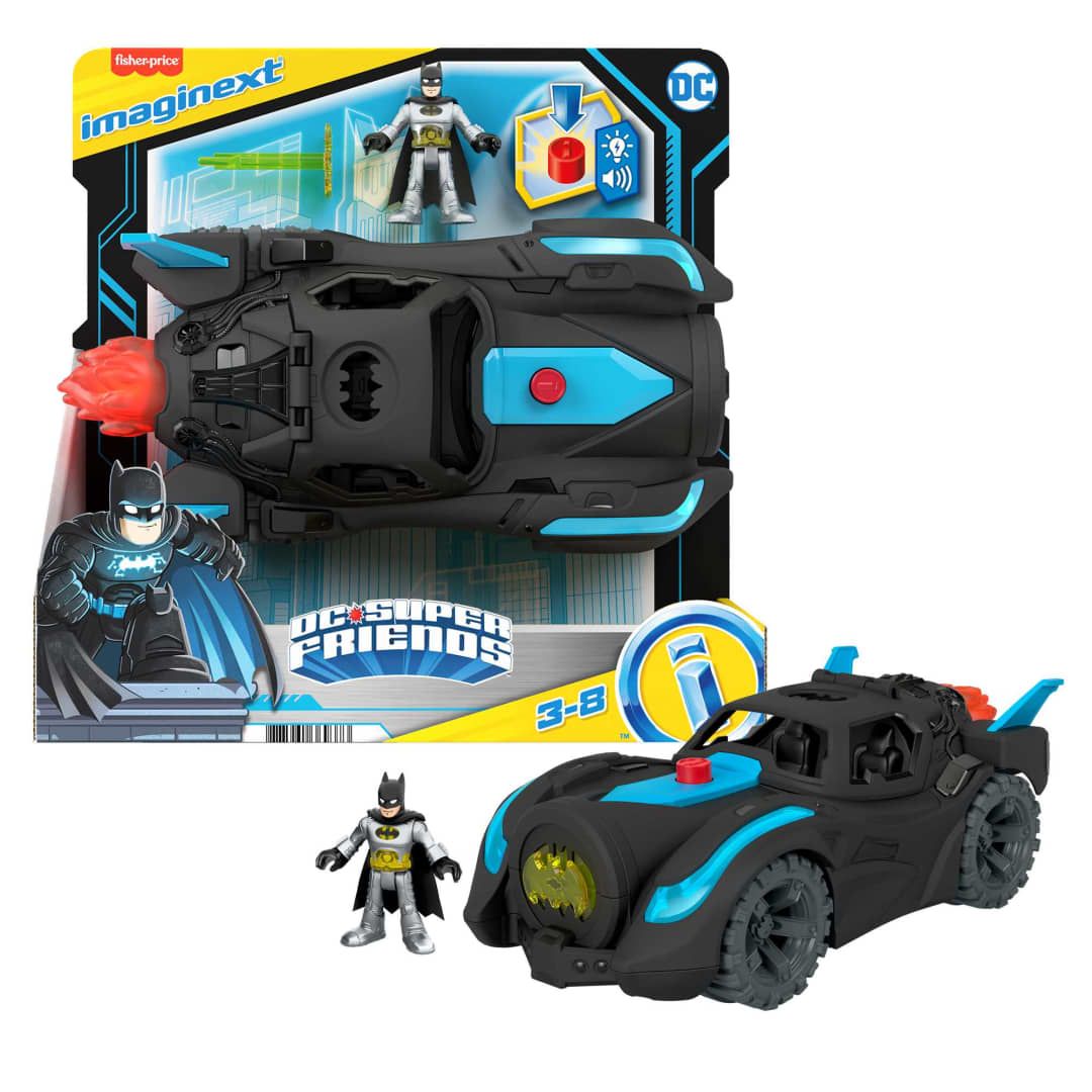 Fisher-Price Imaginext Batmobile Sons Et Lumières Dc Super Friends