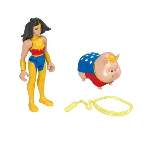 Fisher-Price - Krypto Et Les Super-Animaux - Wonder Woman Et Pb