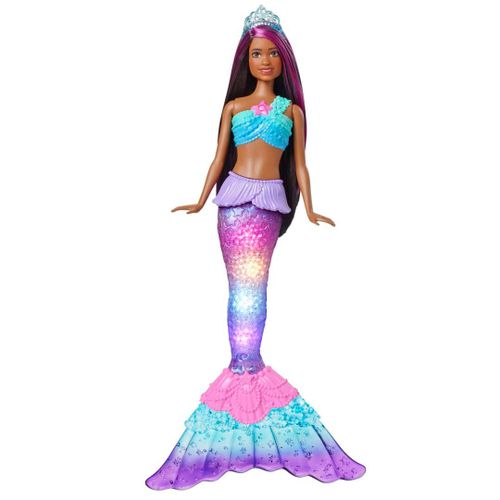 Barbie-Poupée Barbie Dreamtopia Sirène Lumières Scintillantes, 3-7 Ans