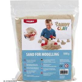 Sable À Modeler Sandy Clay - Naturel - 1 Kg