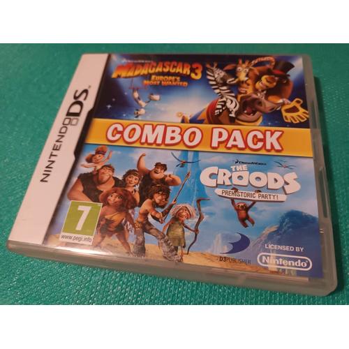 Combo Pack Madagascar 3 The Croods Nintendo Ds