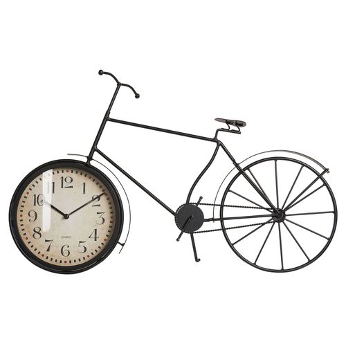 Montre-bicyclette noire de table LILLO