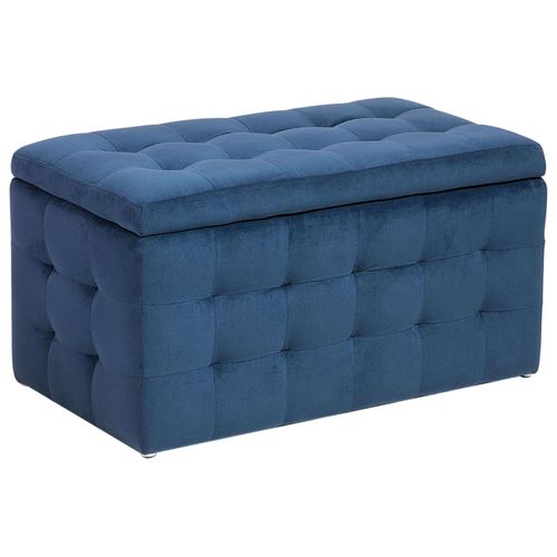 Coffre De Rangement Chesterfield Bleu Foncé Michigan