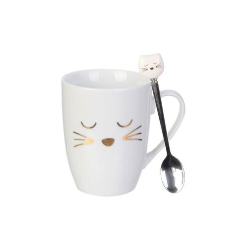 Mug Lily Cook Avec Cuillere Chat