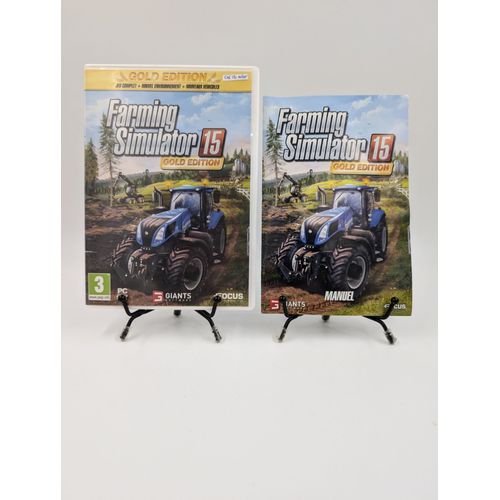 Jeu Pc Farming Simulator 15 Gold Edition En Boite, Complet (Clé Cd Inclut)