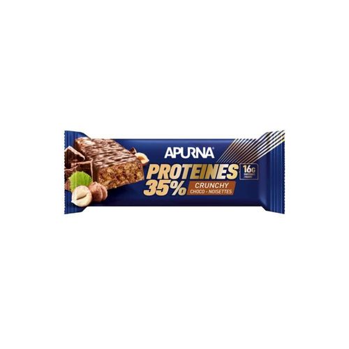 Barre Proteines 35% Crunchy (45g)|Chocolat Noisette| Barres Protéinées|Apurna Nutrition 