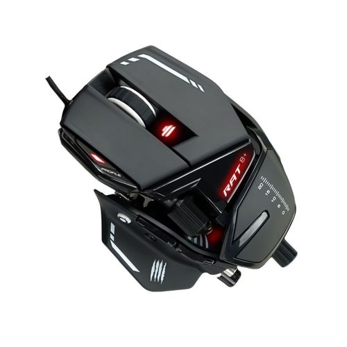 Mad Catz R.A.T.8+ - Souris - optique - 11 boutons - filaire - USB - noir