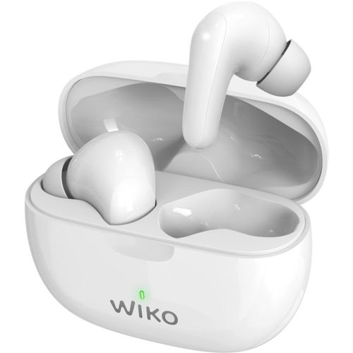 Wiko Buds Immersion - Écouteurs sans fil avec micro - intra-auriculaire - Bluetooth - Suppresseur de bruit actif - blanc
