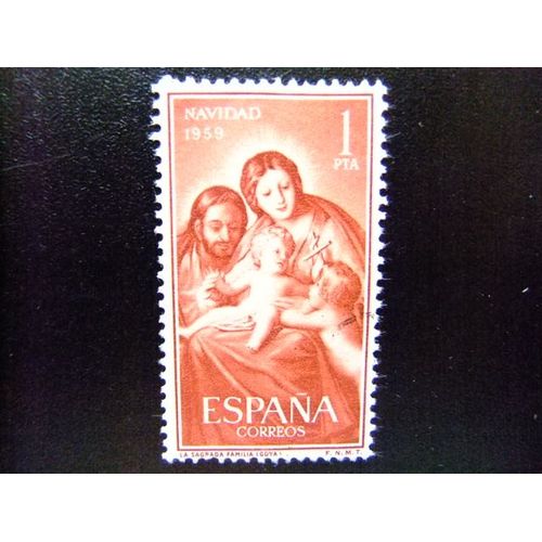 30 Espagne Espagne 1959 / Noël / Edifil 1253 Fu Yvert 942 Fu