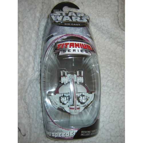 Vaisseau Star Wars Titanium Die Cast Série 2005 : Swamp Speeder