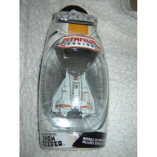 Vaisseau Star Wars Titanium Die Cast Série 2005 : Snow Speeder